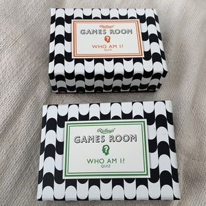Ridley Games Room - Who am I? Quiz cards. 2 pack